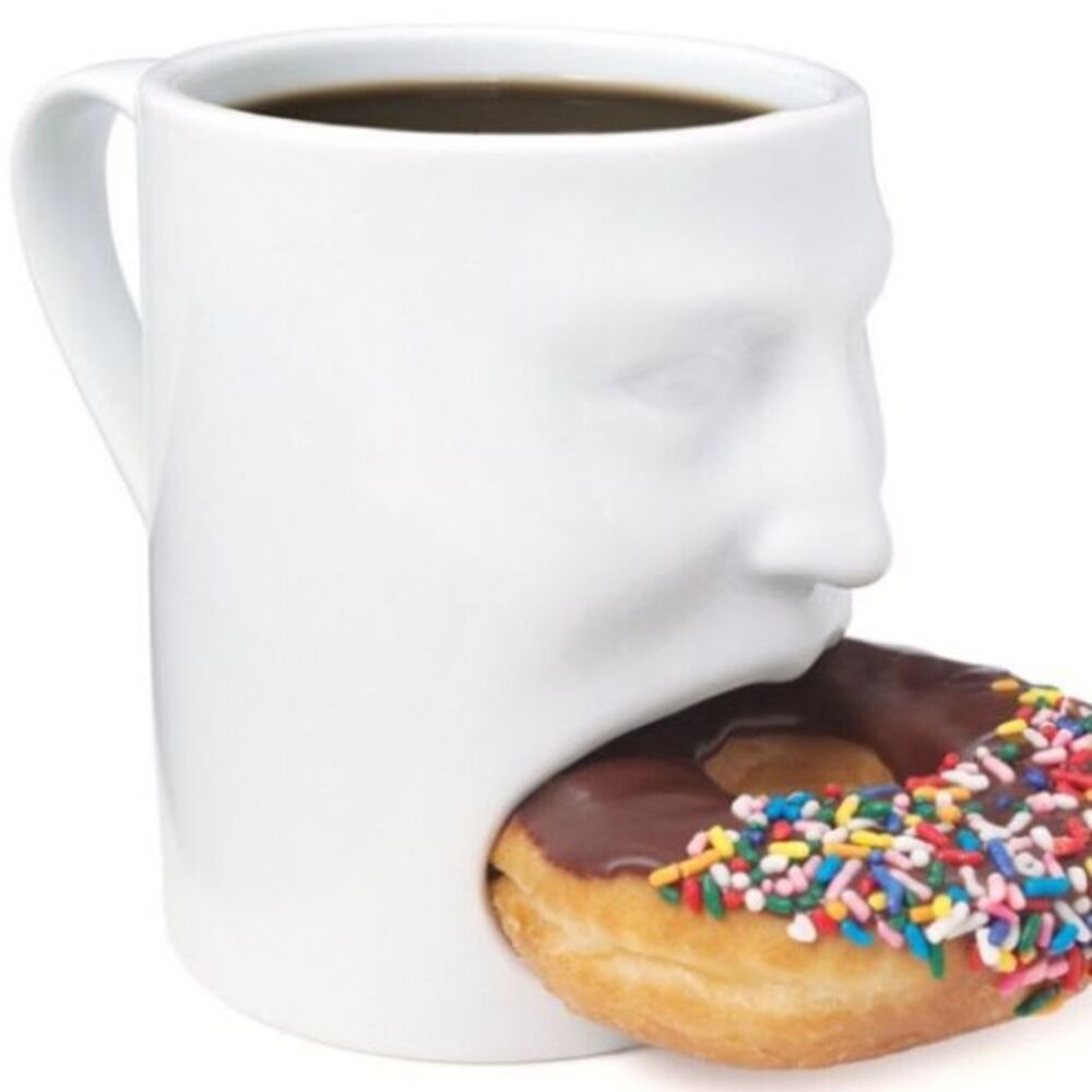 NEW “Milk and Cookies” Face Mug - Fun Quirky gift!